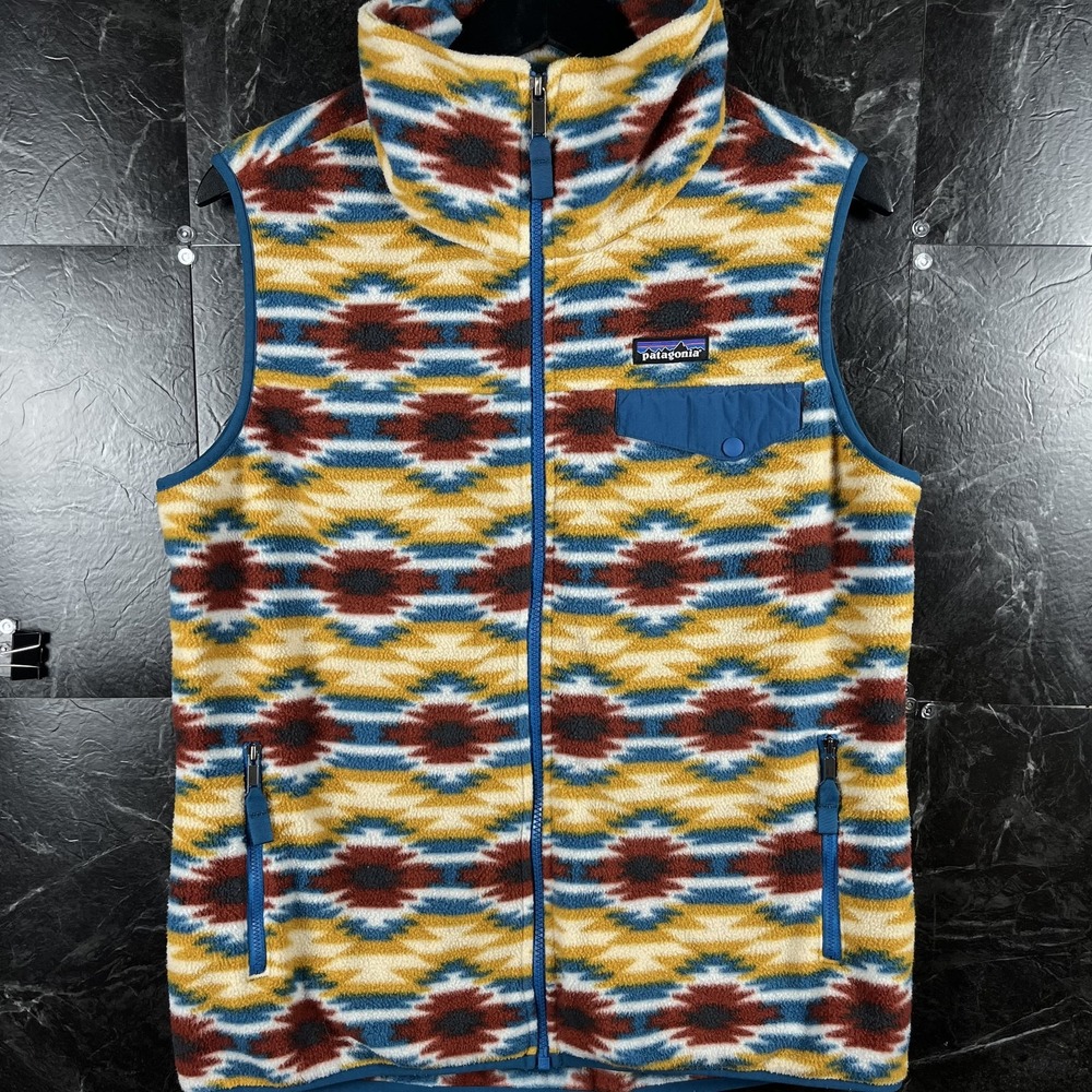Patagonia Women's Synchilla Desert Aztec Fleece Vest Large